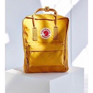 Fjallraven Kanken backpack yellow
